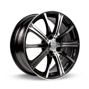 RTX Spark 14x5.5 4x100 ET38 CB73.1 Black Machined Wheel