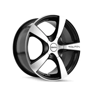 Touren Tr9-3190 18X8 5X112_5X120 40Et 74.1Cb Black_Machined Face_Machined Lip